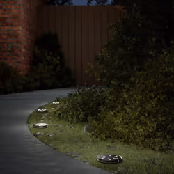 Rehaussez la beauté de votre espace extérieure avec ces lampes solaires au sol ! Alimentation solaire et allumage/extinction  ...