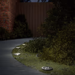 Rehaussez la beauté de votre espace extérieure avec ces lampes solaires au sol ! Alimentation solaire et allumage/extinction  ...