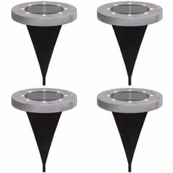 Rehaussez la beauté de votre espace extérieure avec ces lampes solaires au sol ! Alimentation solaire et allumage/extinction  ...