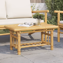 Cette table basse en bambou sera un supplément pratique et décoratif à votre décoration intérieure. Stable et durable : la ta ...
