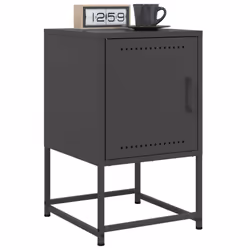 VidaXL 846446 Table de nuit et table de chevet Noir - Vue supplémentaire 4