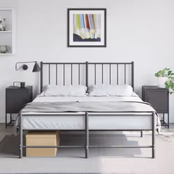 VidaXL 846447 Table de nuit et table de chevet Noir