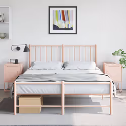 VidaXL 846449 Table de nuit et table de chevet Rose
