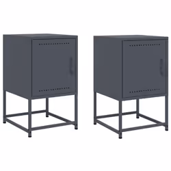 VidaXL 846451, Anthracite, Acier, 360 mm, 390 mm, 605 mm, 2 pièce(s)