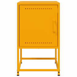 VidaXL 846452 Table de nuit et table de chevet Jaune - Vue supplémentaire 6