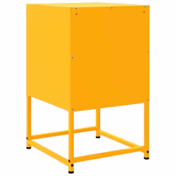 VidaXL 846452 Table de nuit et table de chevet Jaune - Vue supplémentaire 8