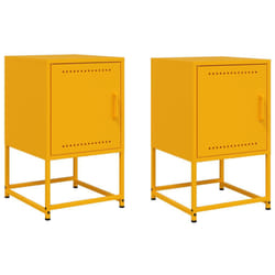 VidaXL 846453 Table de nuit et table de chevet Jaune