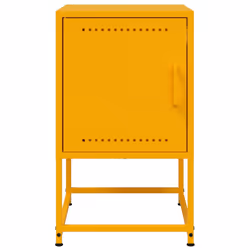 VidaXL 846453 Table de nuit et table de chevet Jaune - Vue supplémentaire 5