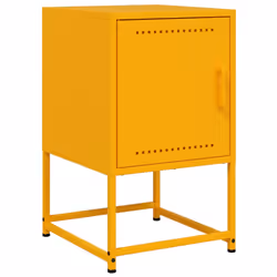 VidaXL 846453 Table de nuit et table de chevet Jaune - Vue supplémentaire 6