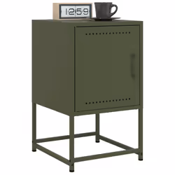 VidaXL 846455 Table de nuit et table de chevet Olive - Vue supplémentaire 4