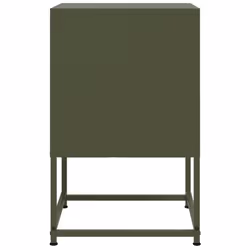 VidaXL 846455 Table de nuit et table de chevet Olive - Vue supplémentaire 7
