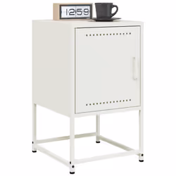 VidaXL 846456 Table de nuit et table de chevet Blanc - Vue supplémentaire 4