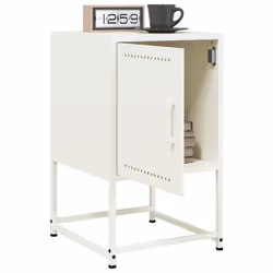 VidaXL 846456 Table de nuit et table de chevet Blanc - Vue supplémentaire 5