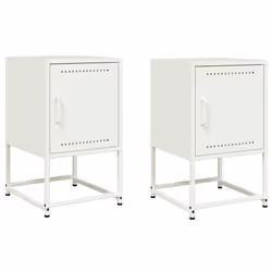 VidaXL 846457, Blanc, Acier, 360 mm, 390 mm, 605 mm, 2 pièce(s)