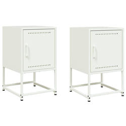 VidaXL 846457 Table de nuit et table de chevet Blanc