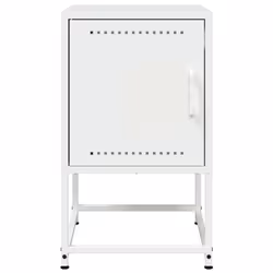 VidaXL 846457 Table de nuit et table de chevet Blanc - Vue supplémentaire 5