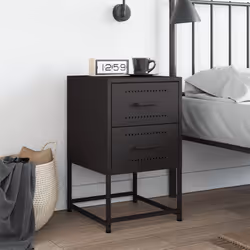VidaXL 846458 Table de nuit et table de chevet Noir
