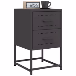 VidaXL 846458 Table de nuit et table de chevet Noir - Vue supplémentaire 5