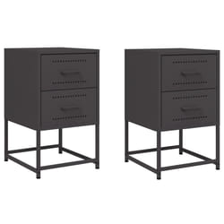 VidaXL 846459 Table de nuit et table de chevet Noir