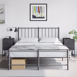 VidaXL 846459 Table de nuit et table de chevet Noir