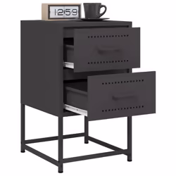 VidaXL 846459 Table de nuit et table de chevet Noir - Vue supplémentaire 4