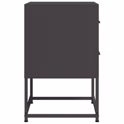 VidaXL 846459 Table de nuit et table de chevet Noir - Vue supplémentaire 7