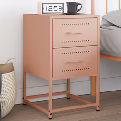 VidaXL 846460 Table de nuit et table de chevet Rose