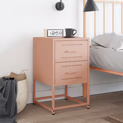 VidaXL 846460 Table de nuit et table de chevet Rose