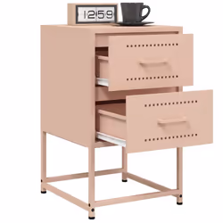 VidaXL 846460 Table de nuit et table de chevet Rose - Vue supplémentaire 4