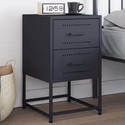 VidaXL 846462 Table de nuit et table de chevet Anthracite