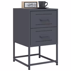 VidaXL 846462 Table de nuit et table de chevet Anthracite - Vue supplémentaire 4