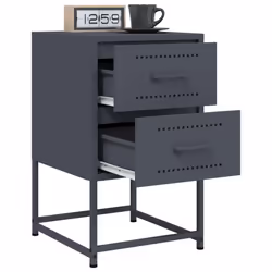 VidaXL 846462 Table de nuit et table de chevet Anthracite - Vue supplémentaire 5