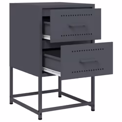 VidaXL 846462 Table de nuit et table de chevet Anthracite - Vue supplémentaire 8