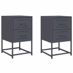 VidaXL 846463, Anthracite, Acier, 360 mm, 390 mm, 605 mm, 2 pièce(s)