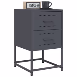 VidaXL 846463 Table de nuit et table de chevet Anthracite