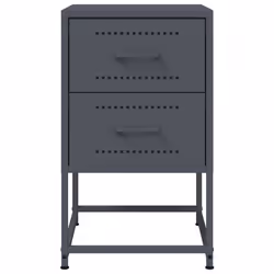 VidaXL 846463 Table de nuit et table de chevet Anthracite - Vue supplémentaire 5