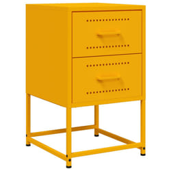 VidaXL 846464 Table de nuit et table de chevet Jaune