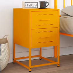 VidaXL 846464 Table de nuit et table de chevet Jaune