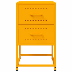 VidaXL 846464 Table de nuit et table de chevet Jaune - Vue supplémentaire 6