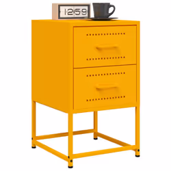 VidaXL 846465 Table de nuit et table de chevet Jaune