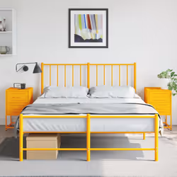 VidaXL 846465 Table de nuit et table de chevet Jaune