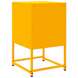 VidaXL 846465 Table de nuit et table de chevet Jaune - Vue supplémentaire 8