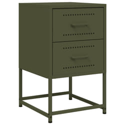 VidaXL 846466 Table de nuit et table de chevet Olive