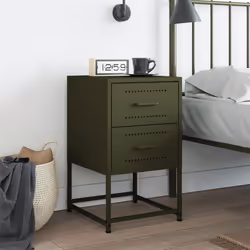 VidaXL 846467 Table de nuit et table de chevet Olive