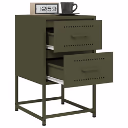 VidaXL 846467 Table de nuit et table de chevet Olive - Vue supplémentaire 5