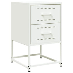 VidaXL 846468 Table de nuit et table de chevet Blanc