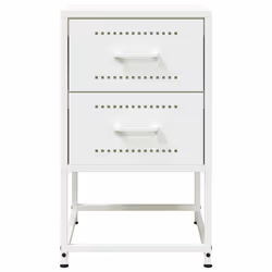 VidaXL 846468 Table de nuit et table de chevet Blanc - Vue supplémentaire 6
