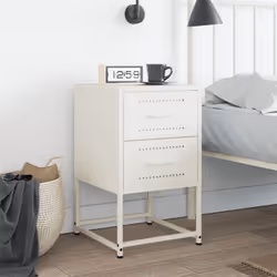 VidaXL 846469 Table de nuit et table de chevet Blanc