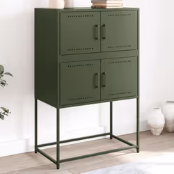 Ce buffet robuste de style industriel constitue un supplément intemporel à votre salon ou à votre chambre à coucher. Cadre ro ...