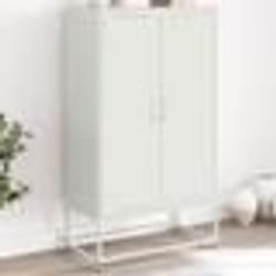 vidaXL Buffet haut rose 68,5x38,5x123,5 cm acier